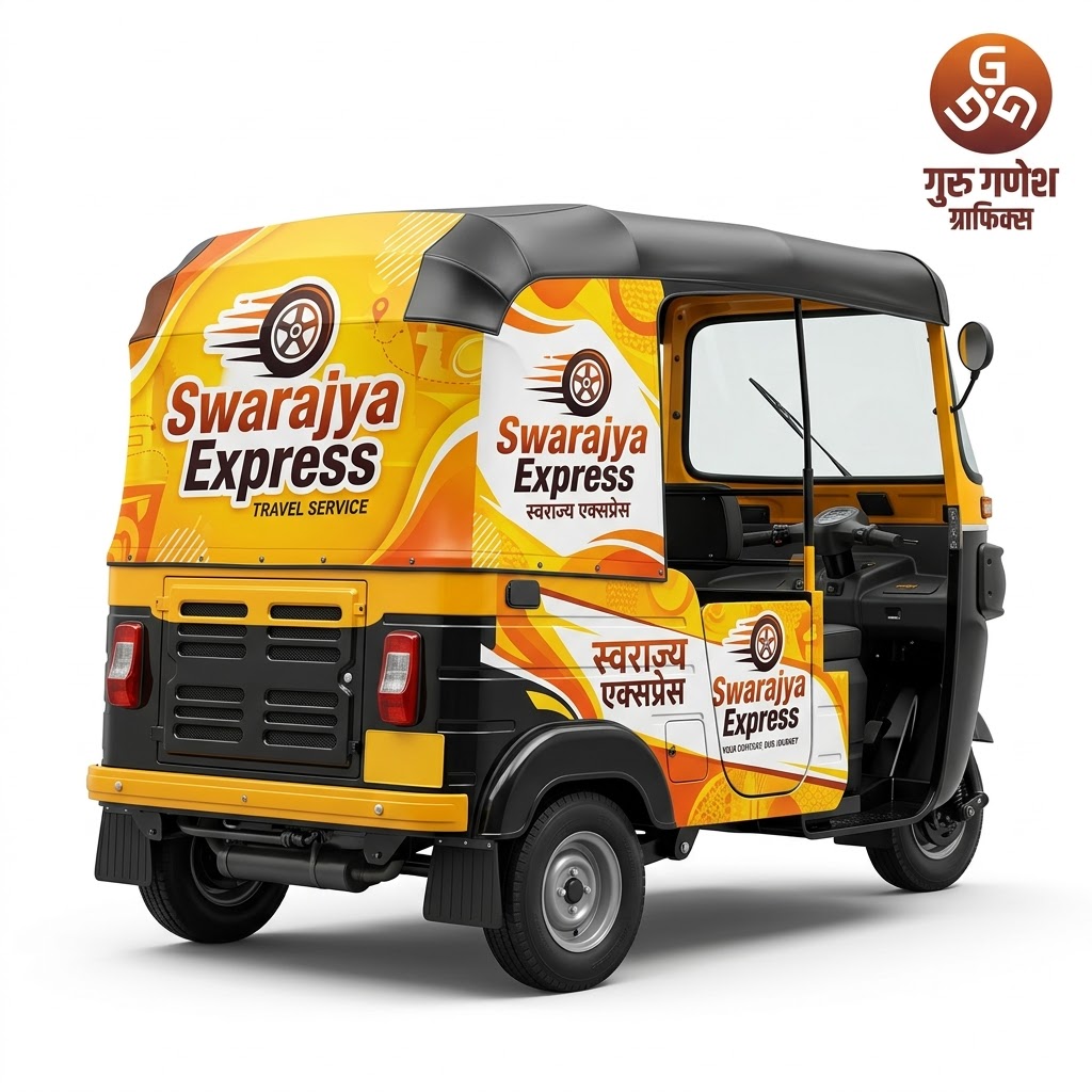 Auto Rickshaw Branding