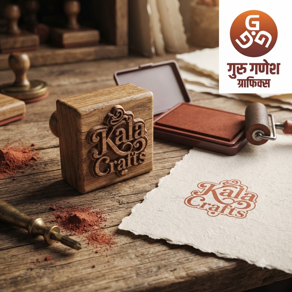 Wooden Rubber Stamps