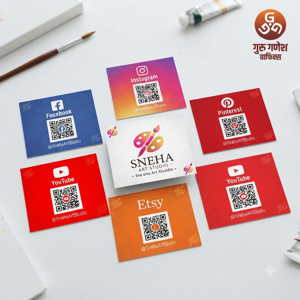 Social Media QR Cards