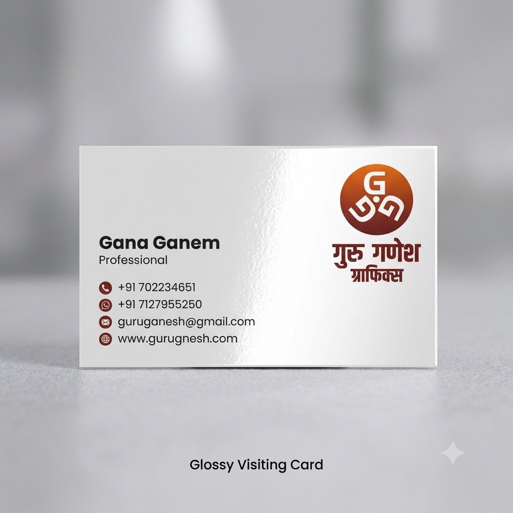 Glossy Visiting Cards