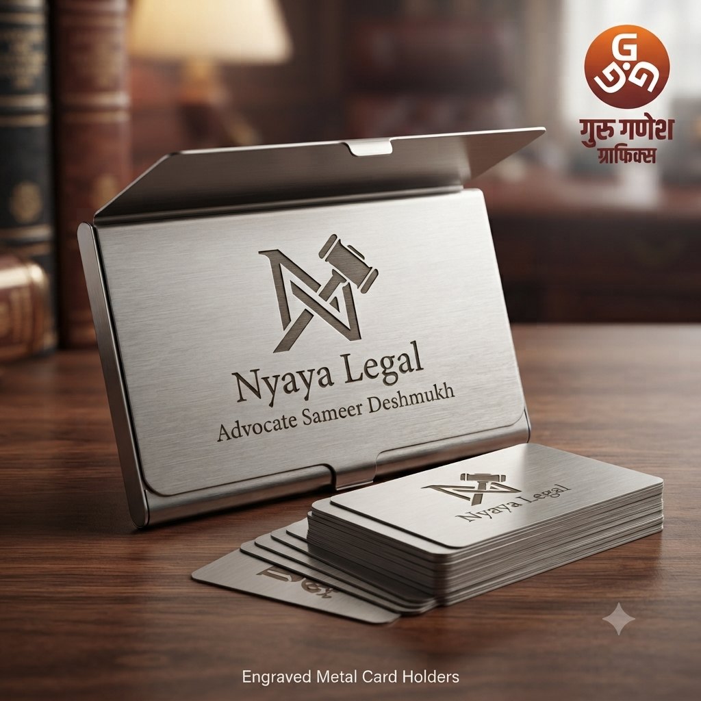 Engraved Metal Card Holders