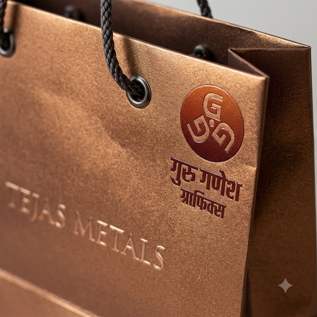 Metallic Shopping Bags