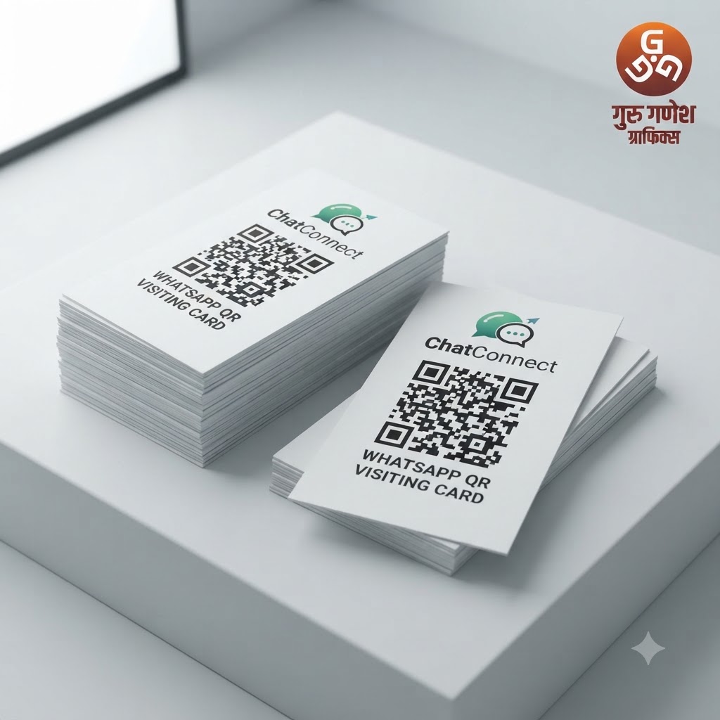 WhatsApp QR Visiting Cards