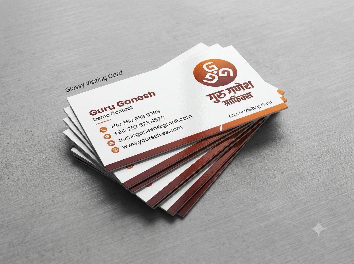 Glossy Visiting Cards