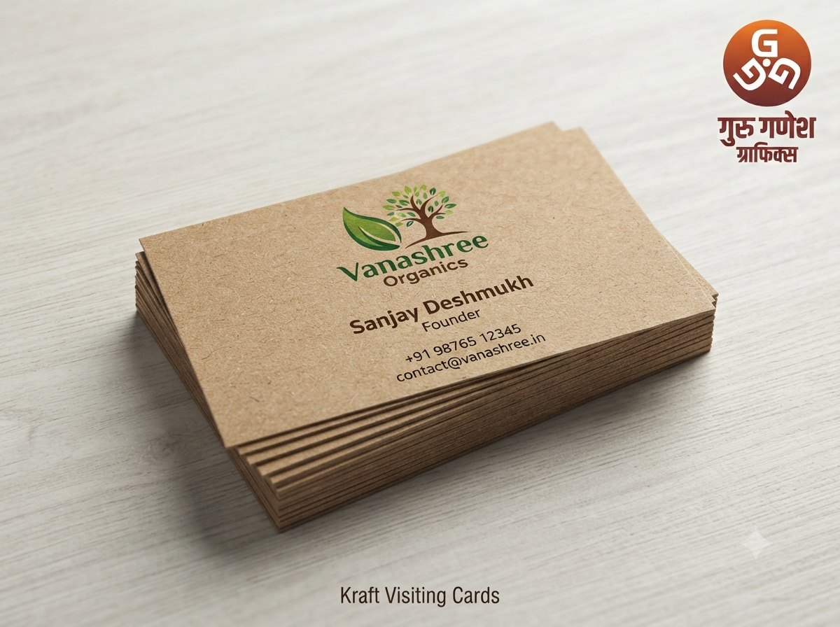 Kraft Visiting Cards