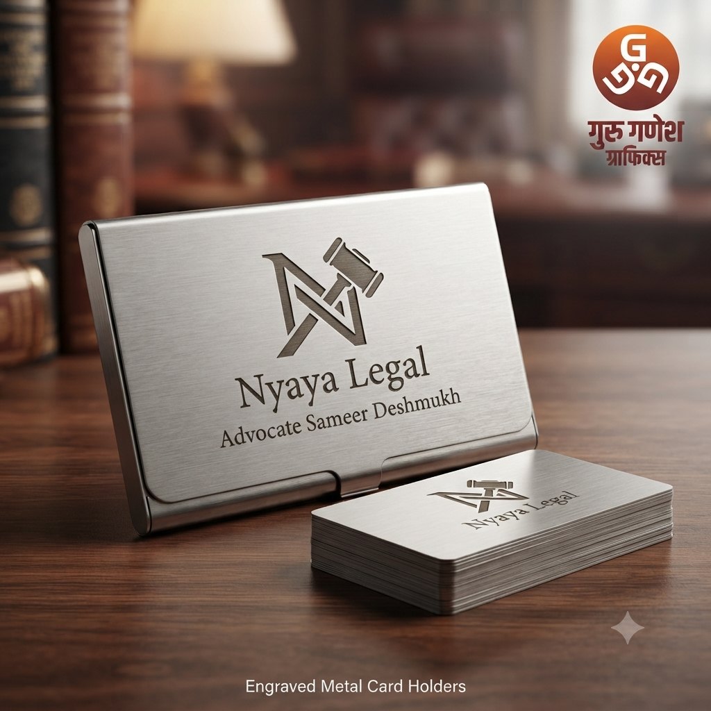 Engraved Metal Card Holders
