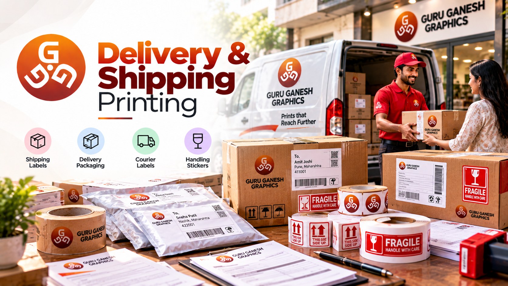 Delivery and shipping